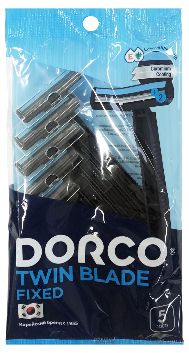 

Станок для бритья одноразовый Dorco Twin Blade Fixed 2 лезвия, 5 шт
