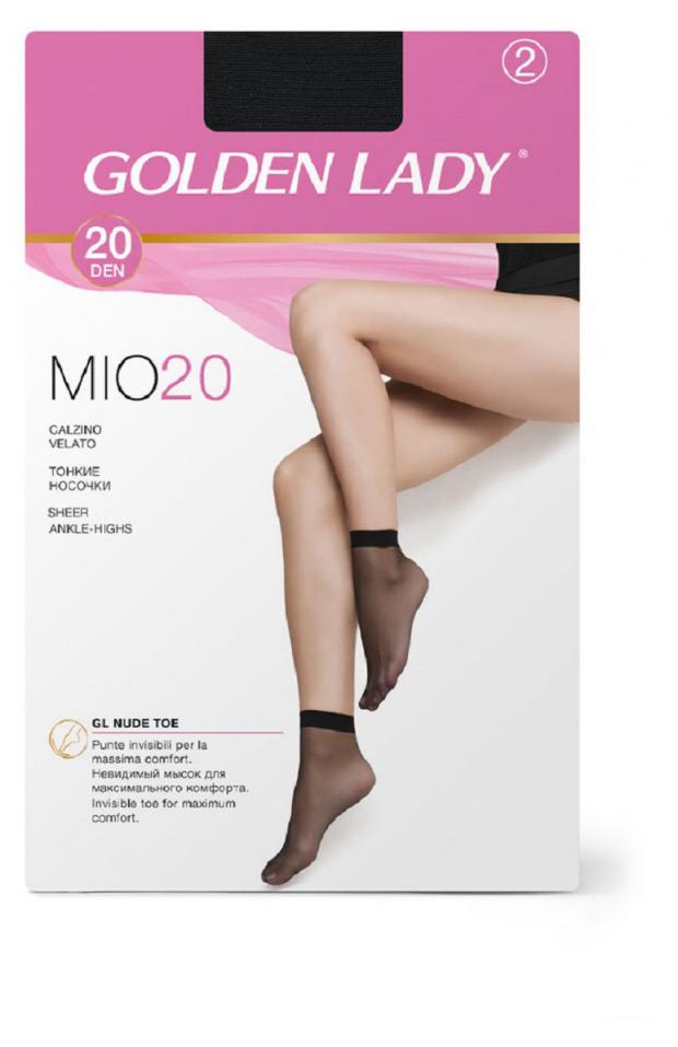 Носки женские Golden Lady MIO 20 nero 2 пары