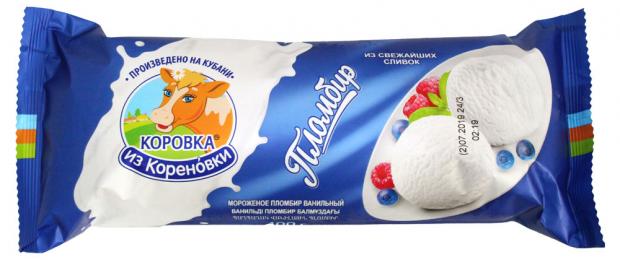 

Мороженое «Коровка из Кореновки» пломбир ванильный 15%, 400 г