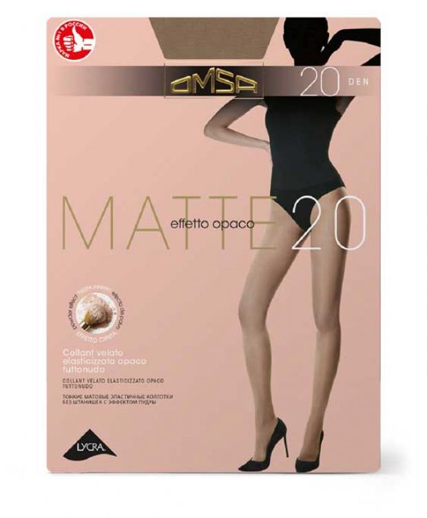 Колготки Omsa Matte 20 Caramello, размер 3