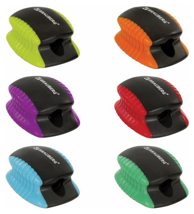 Точилка BRAUBERG Ultra color, 1 отверстие