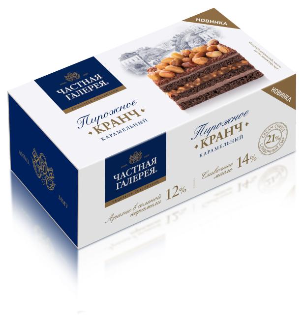 

Пирожное Частная Галерея Кранч карамельный, 100 г