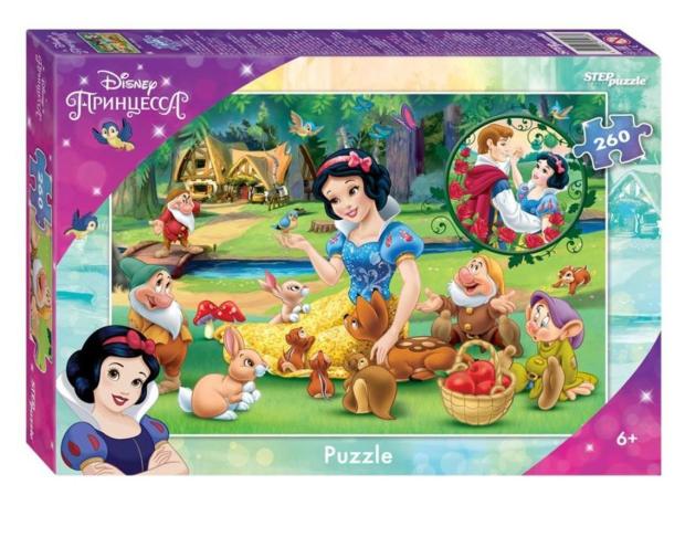 Пазл Step Puzzle Disney Белоснежка, 260 элементов пазл 260 эл step puzzle щенячий патруль