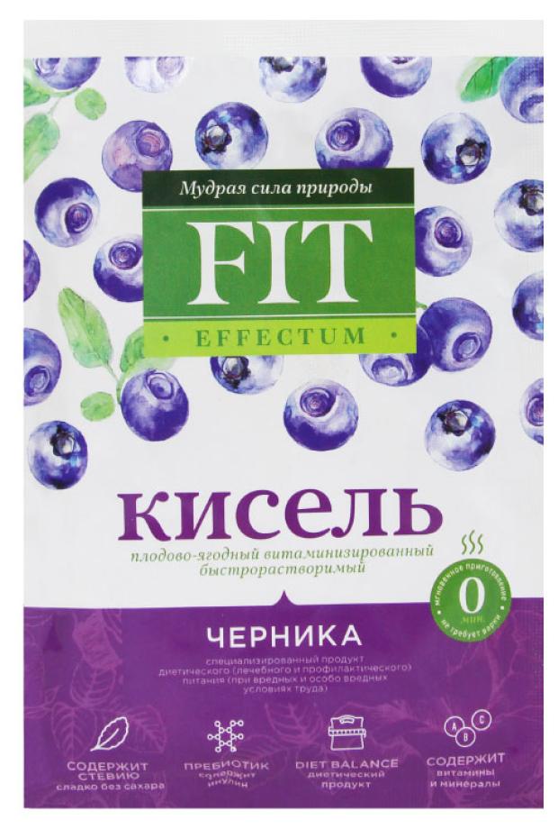 Кисель быстрорастворимый Fit Effectum Черника, 30 г