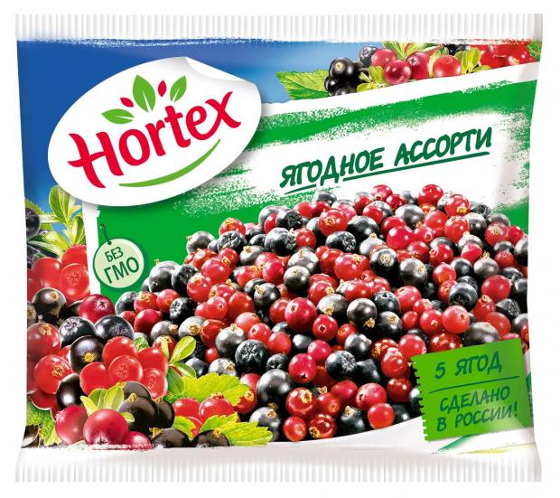 Ассорти ягодное HORTEX замороженное, 400 г