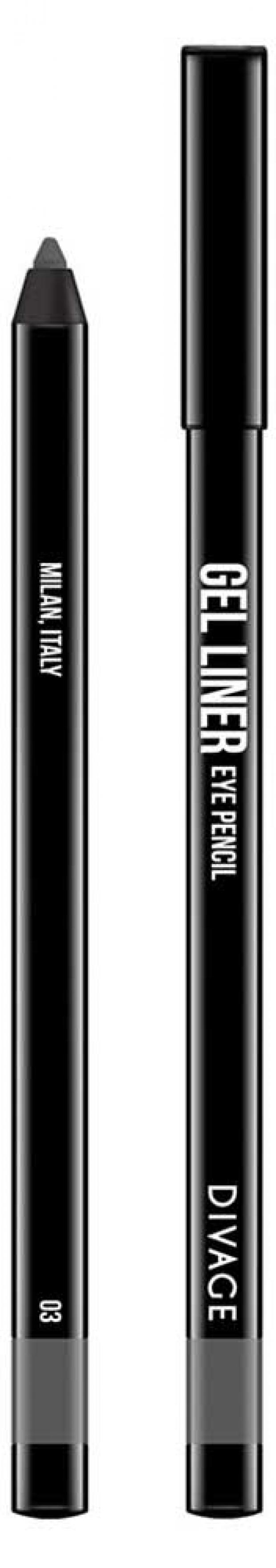 Карандаш для глаз Divage Gel Eye Liner гелевый тон 03, 1 шт