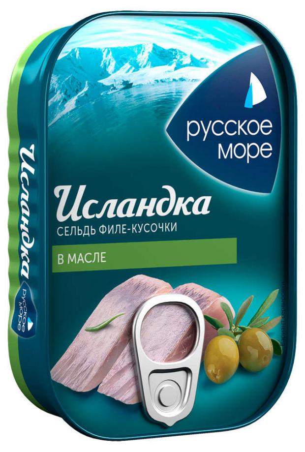 

Сельдь в масле «Исландка» атлантическая филе-кусочки, 115 г