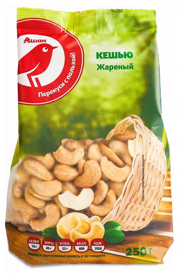 

Кешью АШАН Красная птица жареный, 250 г