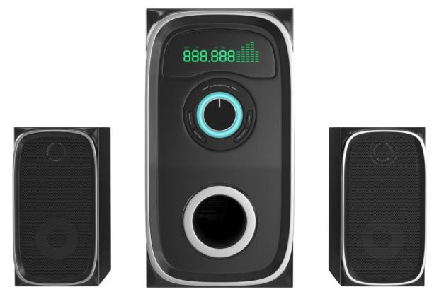 

Колонки Оклик GMNG OK-901 2.1 черный 90Вт