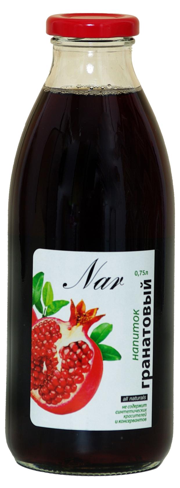 Напиток сокосодержащий NAR Гранатовый, 0,75 л