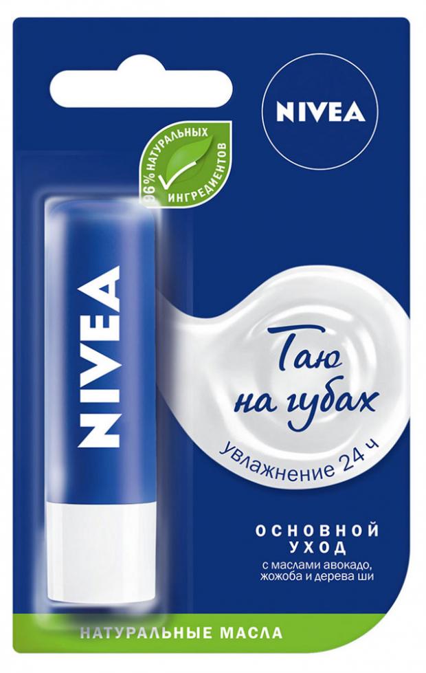 

Бальзам для губ Nivea базовый уход, 4,8 мл