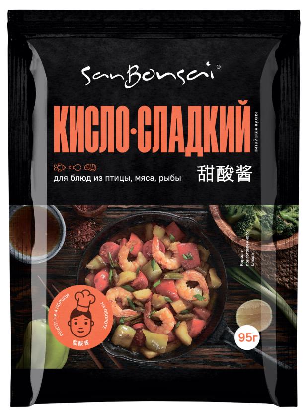 

Соус для приготовления SanBonsai Кисло-сладкий, 95 г