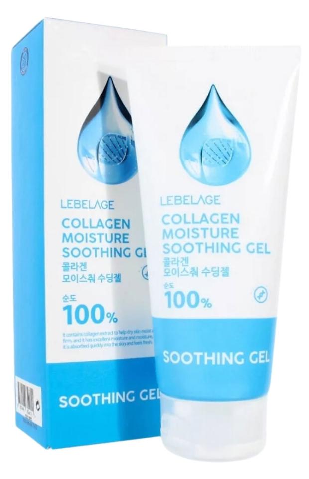 Гель для лица и тела Lebelage moisture с коллагеном 100%, 100 мл уход за лицом lebelage гель для лица и тела с коллагеном универсальный gel moisture collagen 100%