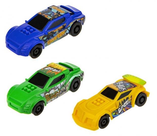 

Машинка 1Toy Трюк-трек фрикционная с 2 аксессуарами