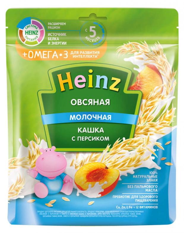 

Кашка молочная Heinz овсяная с персиком с 5 мес., 200 г