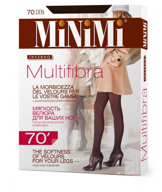 Колготки MiNiMi Multifibra 70 Moka, размер 2