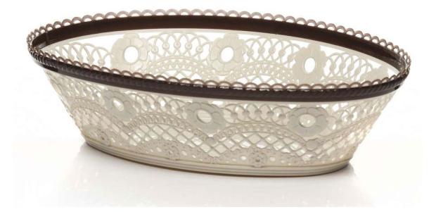 

Сухарница АЛЬТЕРНАТИВА Кружево слоновая кость