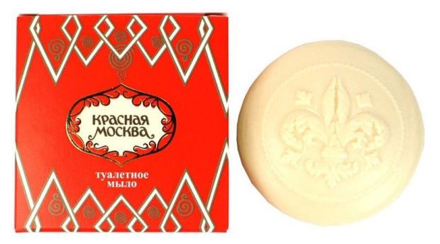 Мыло туалетное Новая Заря Красная Москва, 50 г