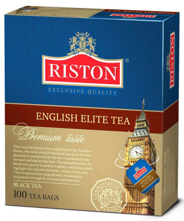 Чай черный Riston English Elite в пакетиках, 100х2 г