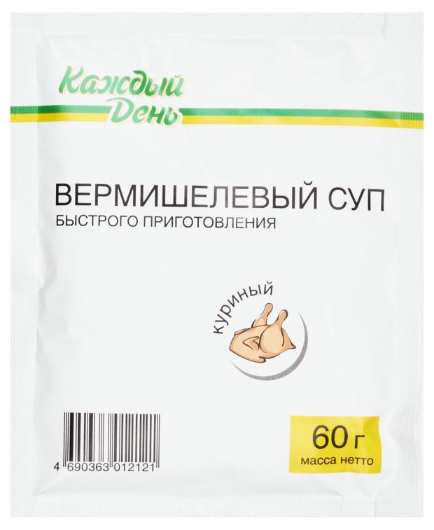 

Суп вермишелевый Каждый день куриный, 60 г