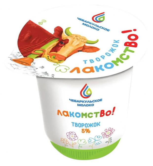 Творожок Чебаркульское молоко Лакомство 5%, 150 г