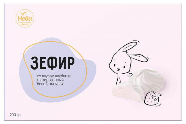 

Зефир «Лянеж» клубника в белой глазури, 200 г