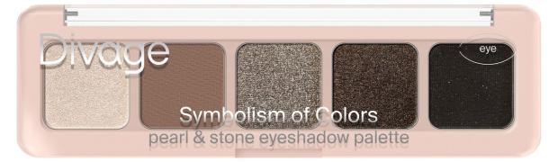 

Палетка теней для век Divage Symbolism of Colors Pearl&Stone