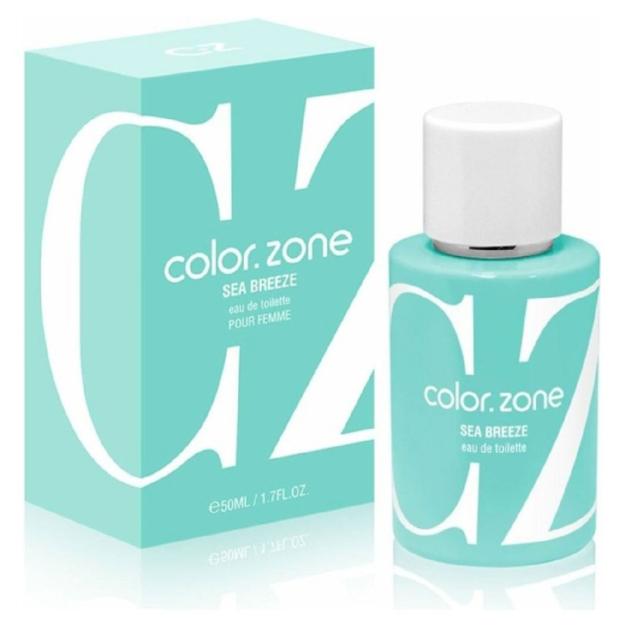 Туалетная вода женская Color Zone Sea Breeze Арт парфюм, 50 мл