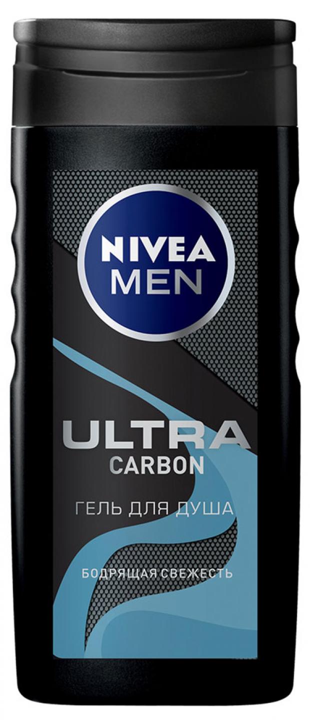 

Гель-уход для душа мужской Nivea Men Ultra Carbon, 250 мл