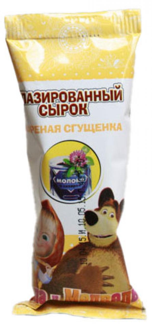 Сырок творожный Маша и медведь глазированный с вареной сгущенкой 23% БЗМЖ, 40 г
