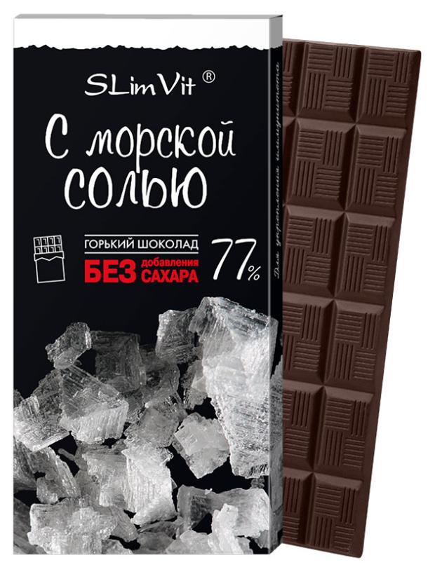 

Шоколад горький Лакомства для здоровья с морской солью, 60 г