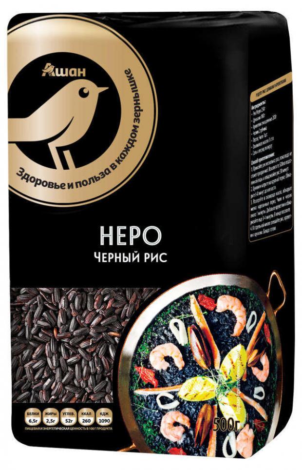 

Рис черный АШАН Золотая Птица Неро, 500 г