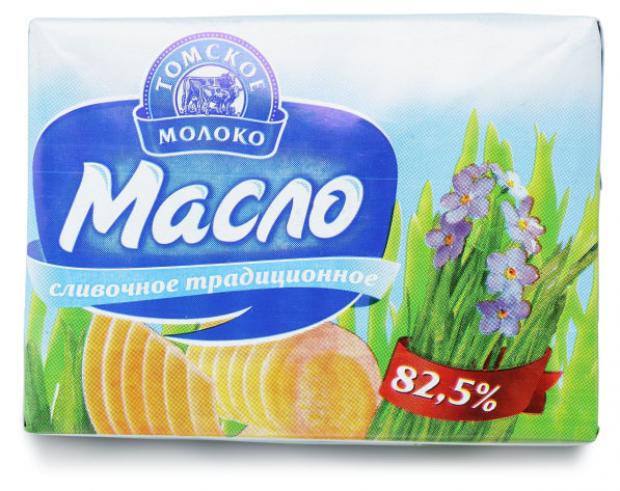 Масло сливочное Томское Молоко 82,5% БЗМЖ, 180 г