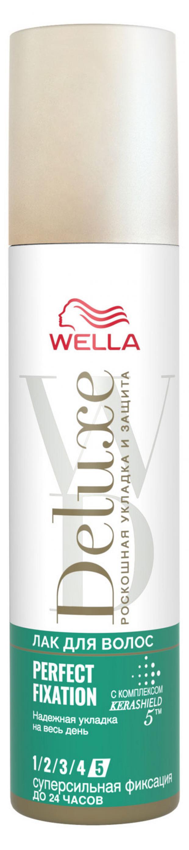 

Лак для волос Wella Deluxe Perfect Fixation суперсильная фиксация, 75 мл