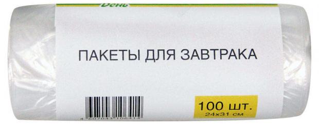 цена Пакеты для завтрака Каждый день 24 х 31см, 100 шт