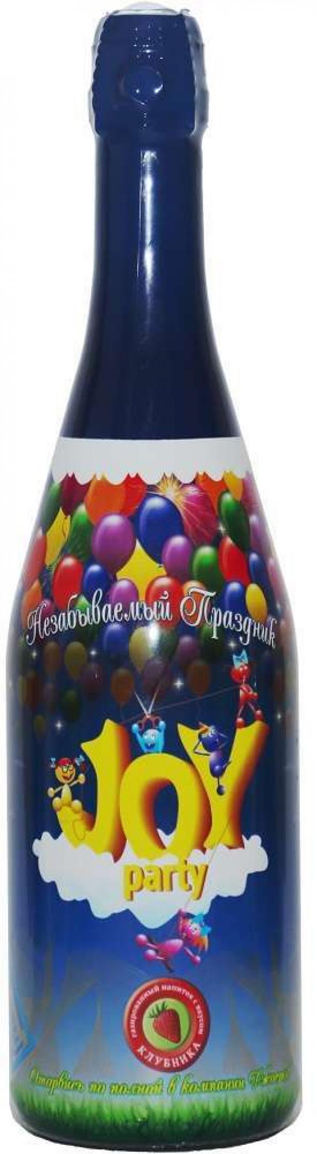 Напиток среднегазированный Joy party Детское шампанское клубника, 750 мл ку...