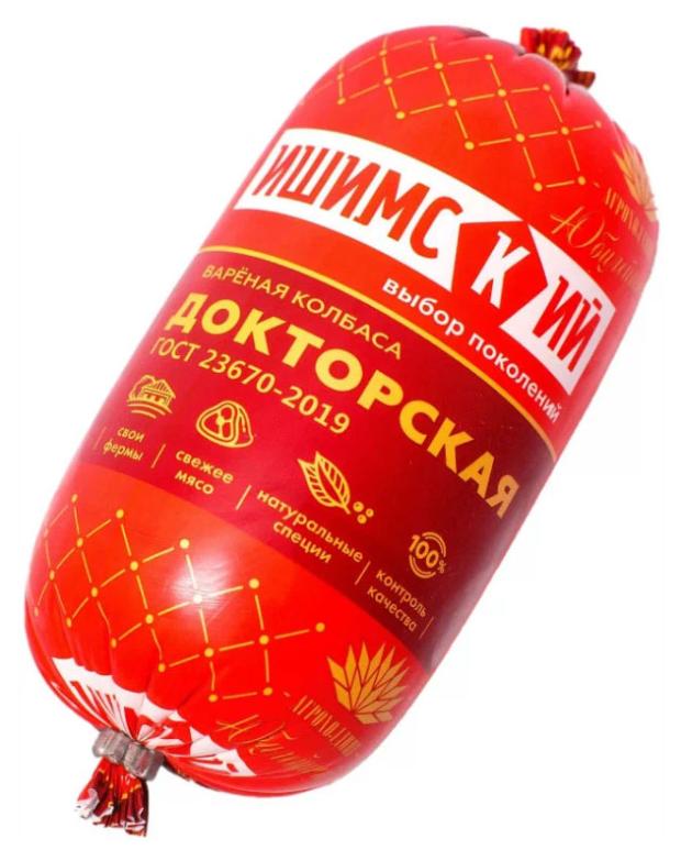Колбаса вареная Ишимский МК Докторская, 400 г