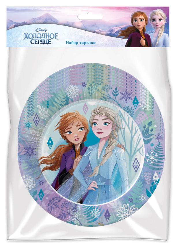 

Набор одноразовых тарелок Disney Frozen-2 бумага, d 180 мм, 6 шт