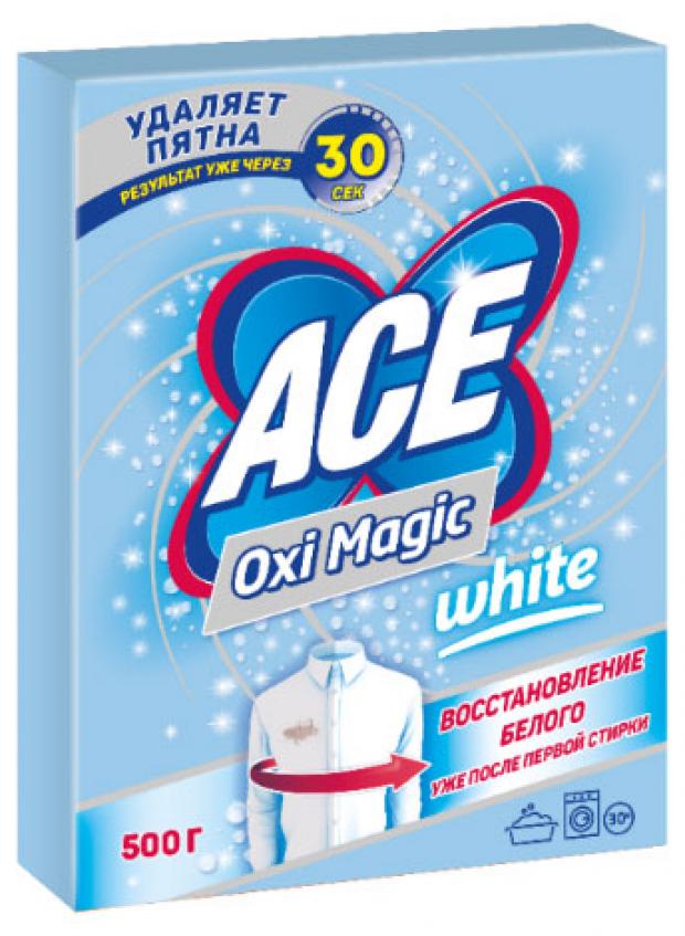 

Пятновыводитель Ace Oxi Magic White для белого белья, 500 г