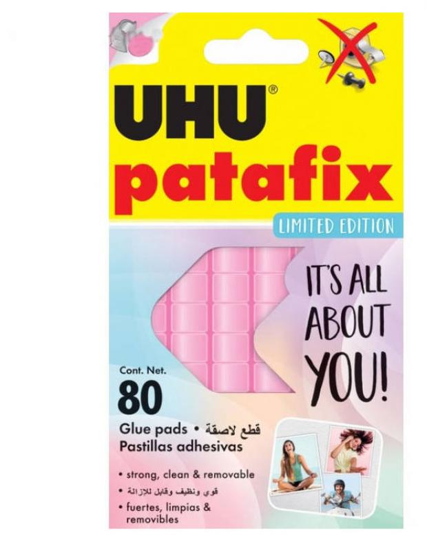 

Клеящие подушечки UHU Patafix розовые, 80 шт