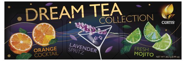 

Чайное ассорти CURTIS Dream Tea Collection в пакетиках, 28,2 г
