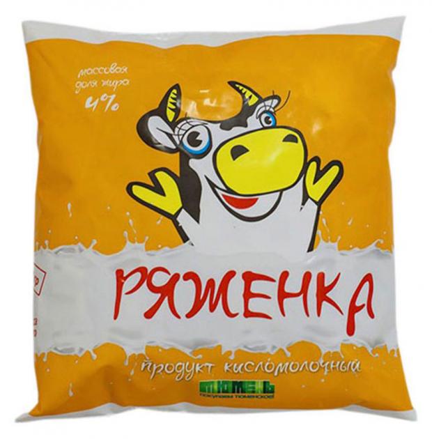 Ряженка Тюменьмолоко 4%, 500 г