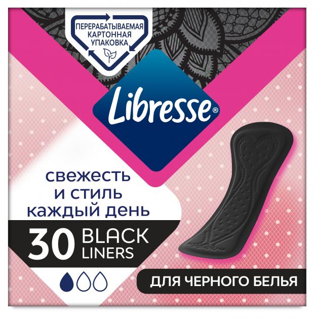 

Прокладки Ежедневные Libresse Dailies Style Черные, 30 шт