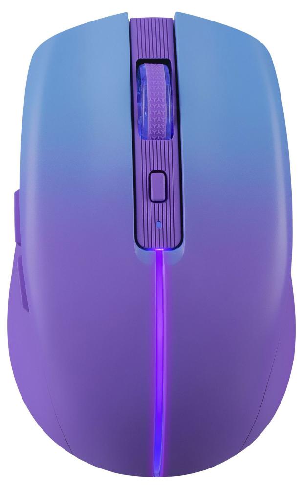 

Мышь беспроводная оптическая Defender Mystery MM-301 LED 600 dpi фиолетовая