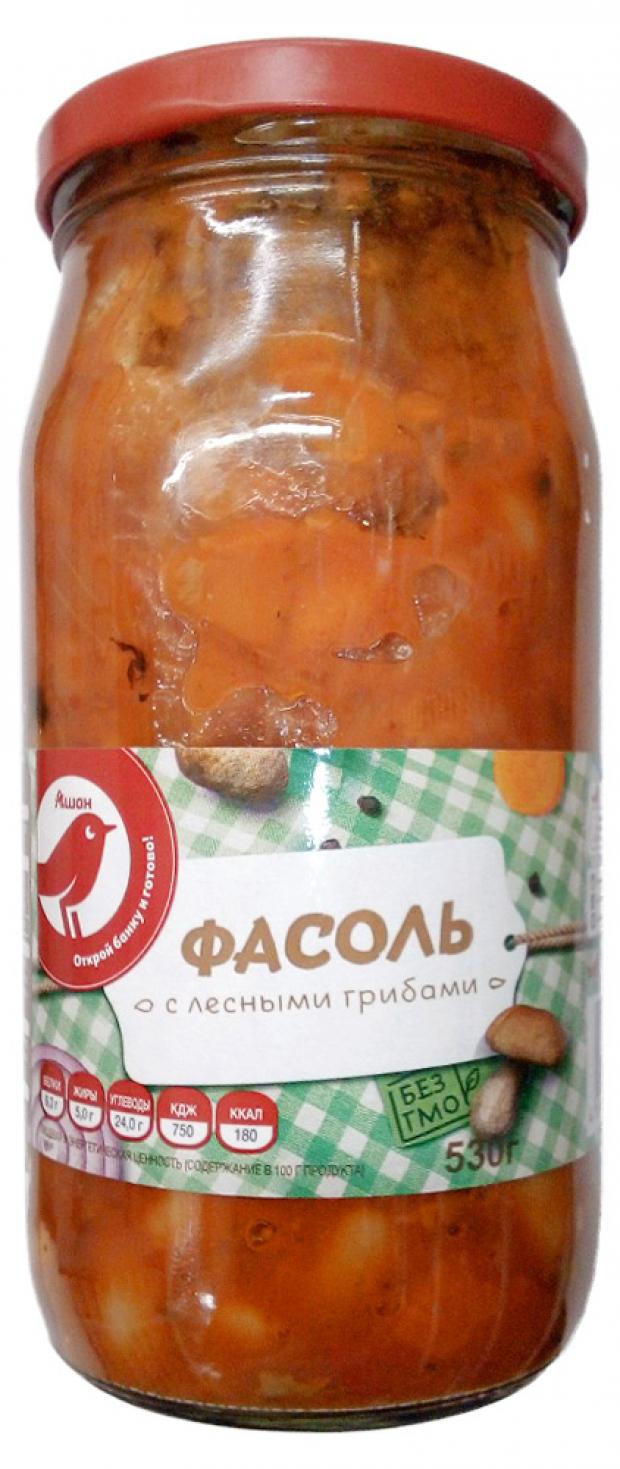 

Фасоль белая АШАН с лесными грибами, 530 г