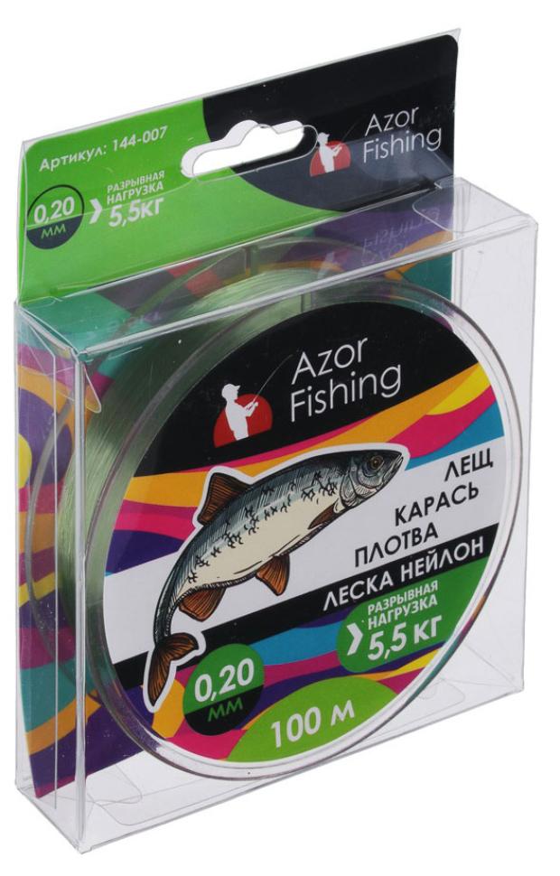 Леска Azor Fishing Лещ-Карась-Плотва 0,20 мм, 100 м