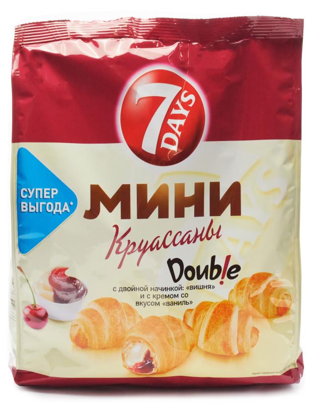 

Мини круассаны 7Days с кремом вишня-ваниль, 300 г