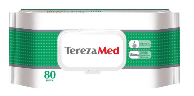 

Влажные салфетки TerezaMed Алоэ вера, 80 шт