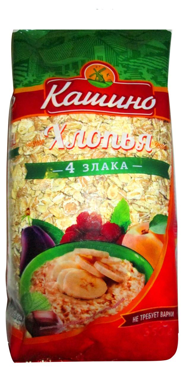 Хлопья четыре злака Кашино, 330 г