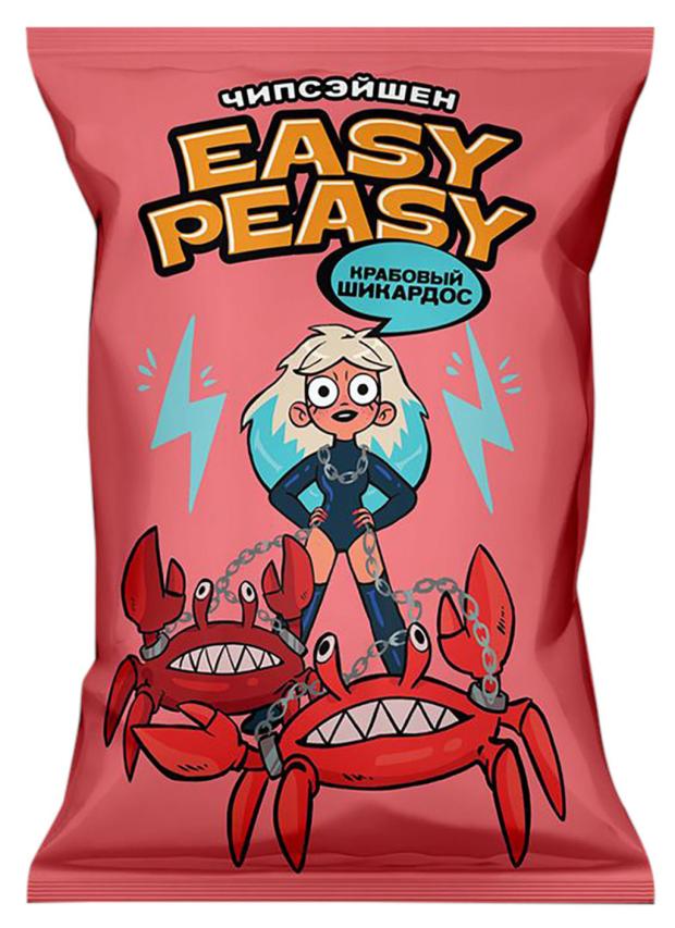 Чипсы картофельные Easy Peasy со вкусом краба, 120 г